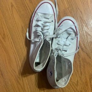 white high top converse